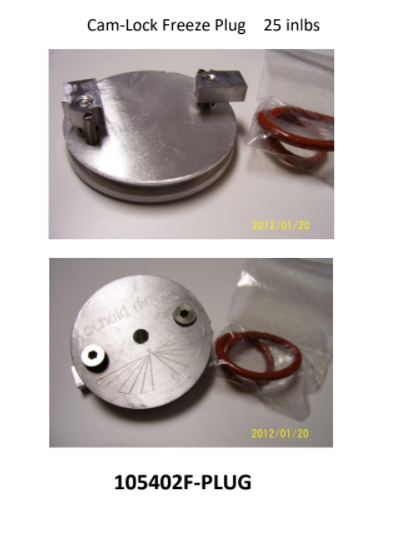 SCHEID DIESEL 402F-PLUG CUMMINS 5.9L BILLET ALUMINUM FREEZE PLUG 1989-2002 CUMMINS 5.9L 12V/24V