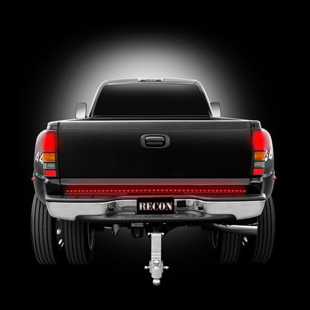 RECON 26416 60″ “WHITE LIGHTNING” TAILGATE BAR LED BRAKE LIGHTS RED & LED REVERSE LIGHTS WHITE
