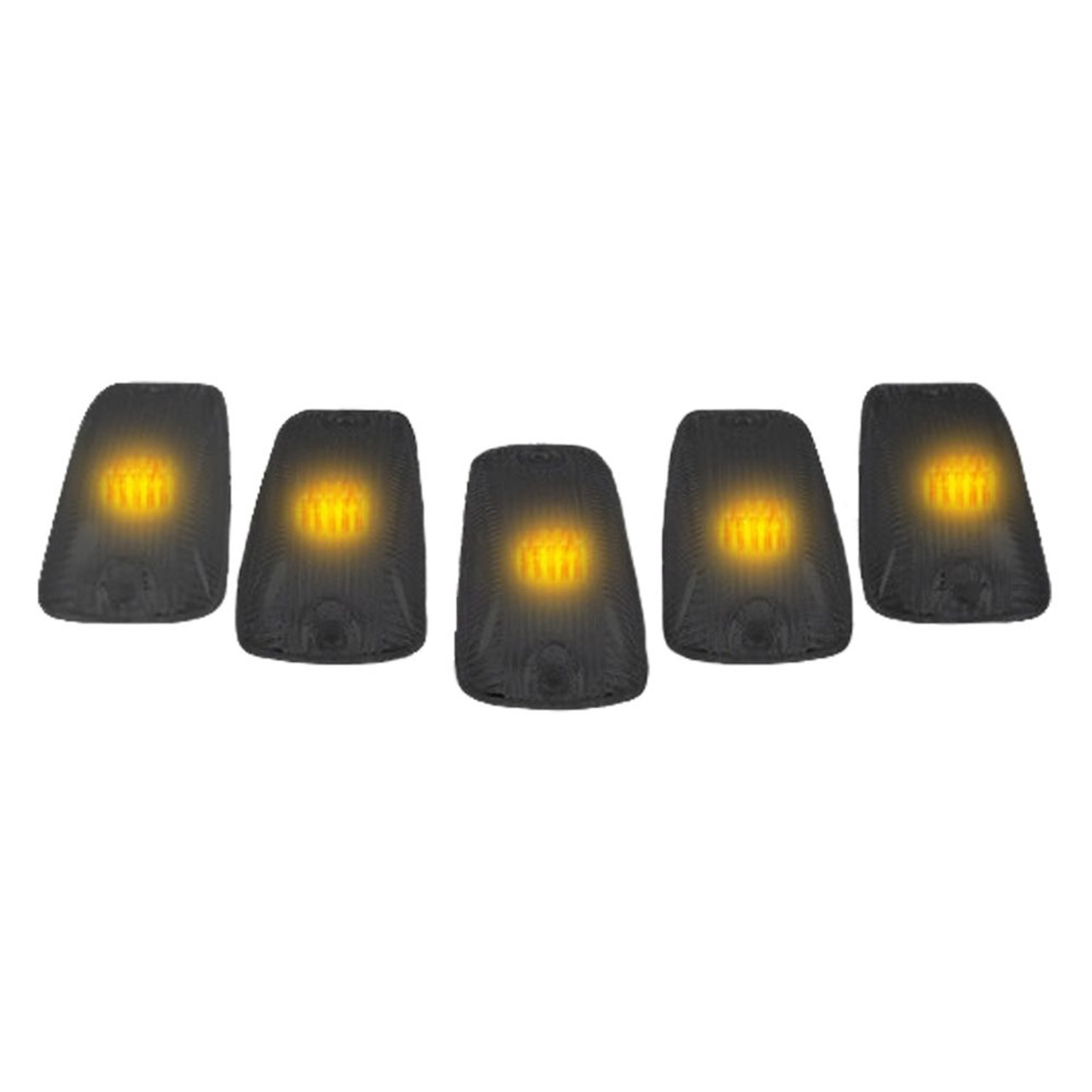 RECON 264159BK SMOKED LENS AMBER CAB LIGHTS FOR 1988-2002 GM SILVERADO/SIERRA