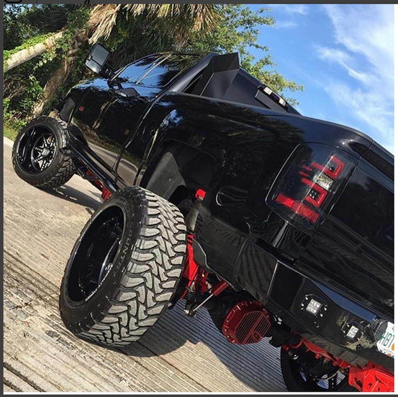 RECON 264238BK SMOKED OLED TAIL LIGHTS FOR 2014-2018 CHEVY SILVERADO 1500 | 2015-2019 SILVERADO 2500/3500HD