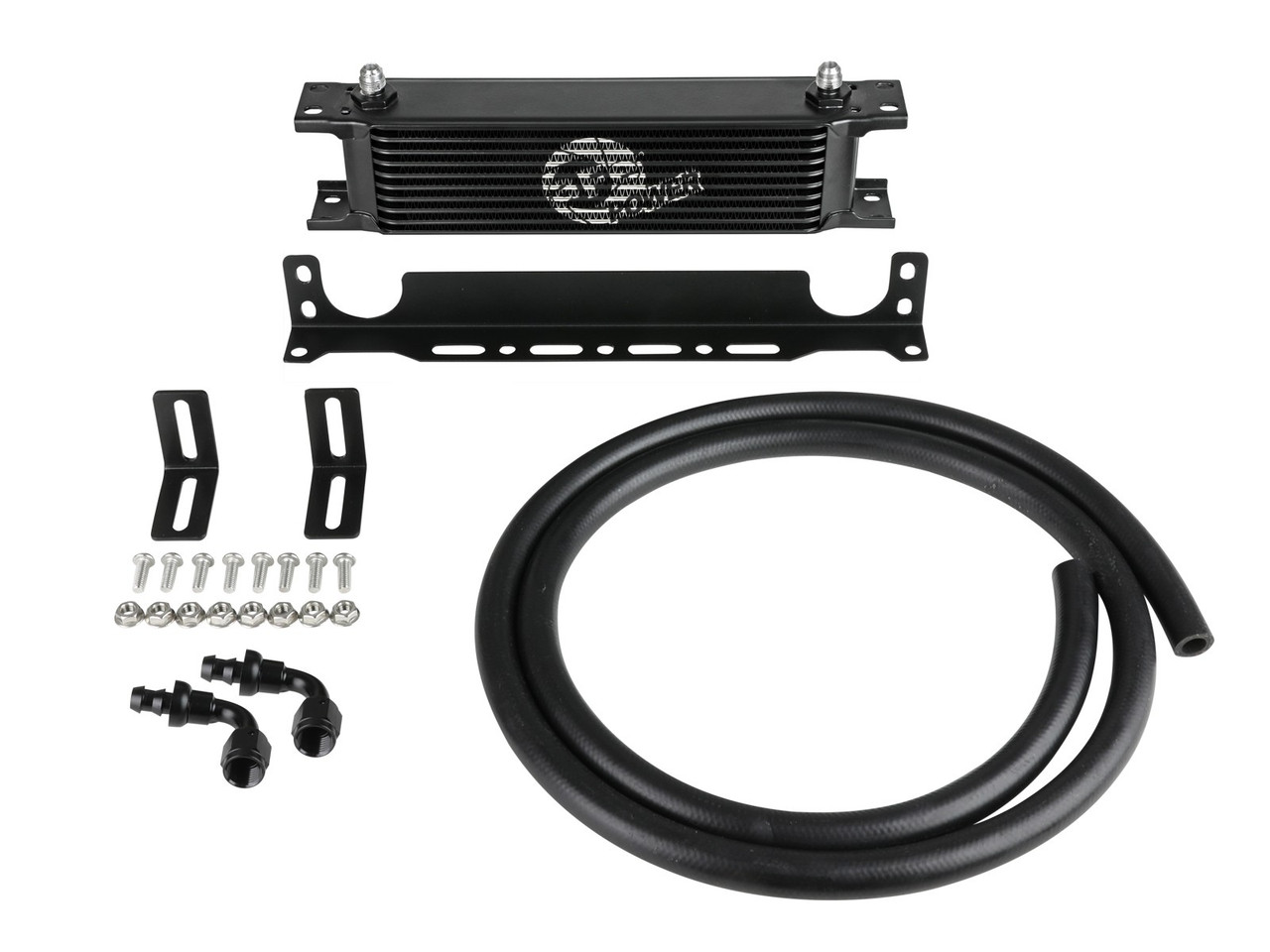 AFE POWER 46-80002 BLADERUNNER UNIVERSAL ENGINE/TRANSMISSION OIL COOLER KIT 10" X 2" X 3-1/2"
