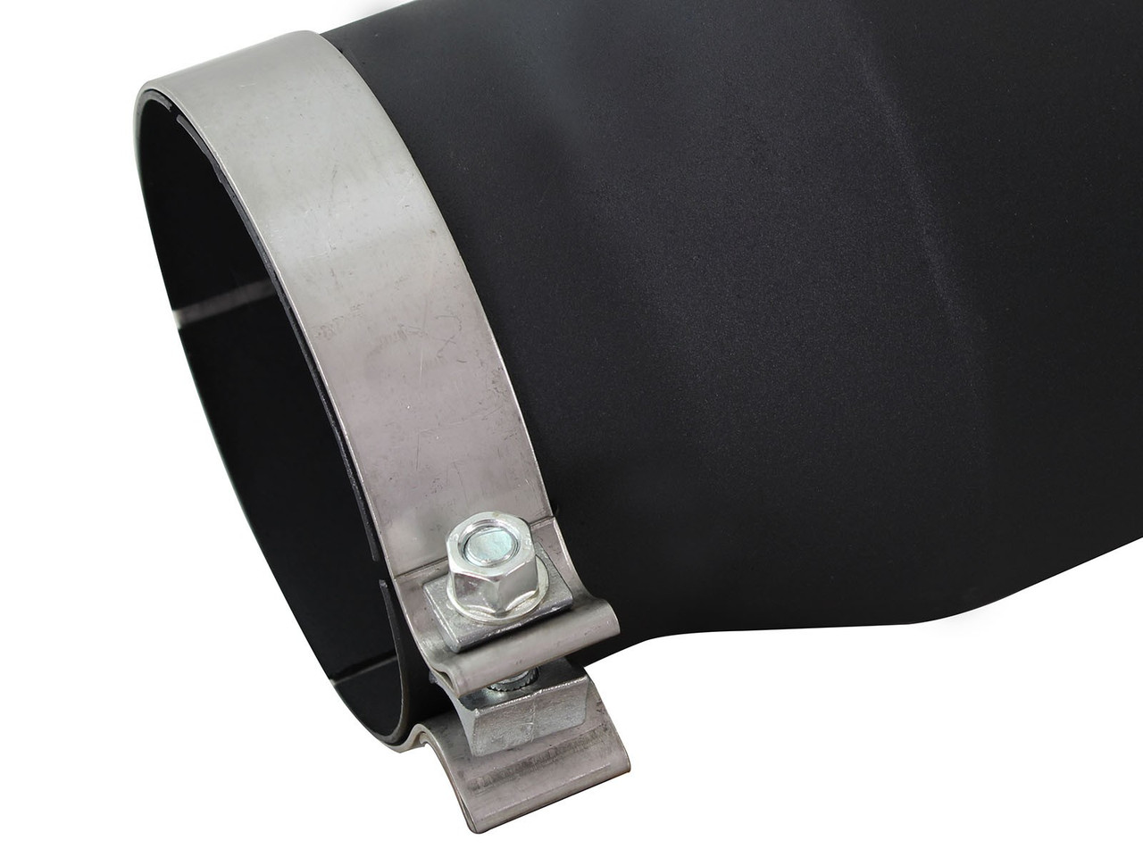 AFE POWER 49T50702-B12 MACH FORCE-XP 409 STAINLESS STEEL CLAMP-ON EXHAUST TIP BLACK LEFT SIDE EXIT 5" X 7" X 12" AFE POWER 49T50702-B12 MACH FORCE-XP 409 STAINLESS STEEL CLAMP-ON EXHAUST TIP BLACK LEFT SIDE EXIT 5" X 7" X 12"