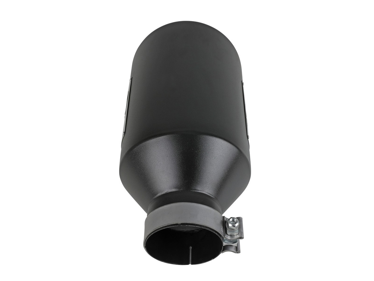 AFE POWER 49T40801-B15 MACH FORCE-XP 409 STAINLESS STEEL CLAMP-ON EXHAUST TIP BLACK 4" X 8" X 15"