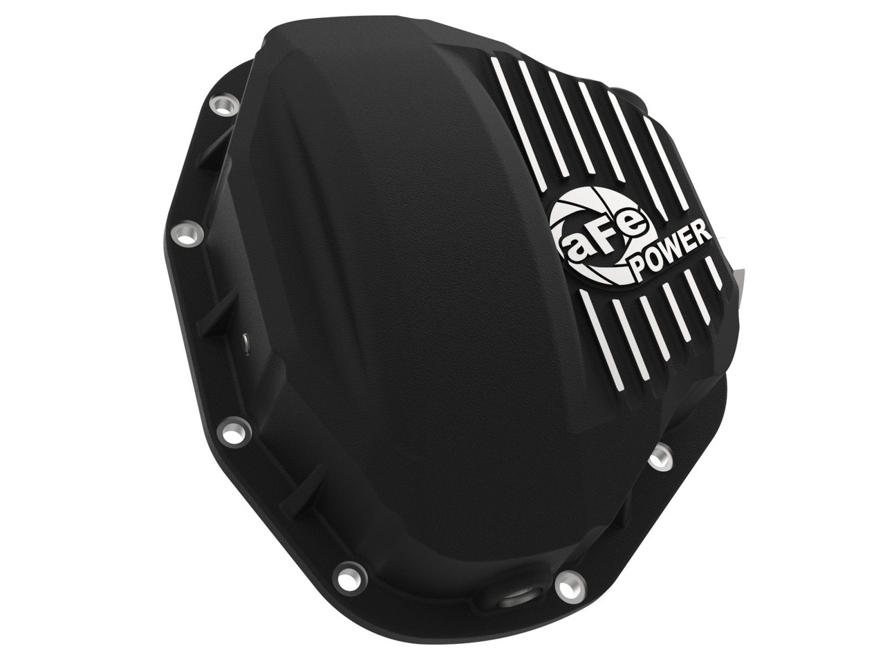 AFE POWER 46-70032 PRO SERIES REAR DIFFERENTIAL COVER BLACK W/ MACHINED FOR 94-02 DODGE & 99-07 FORD TRUCKS