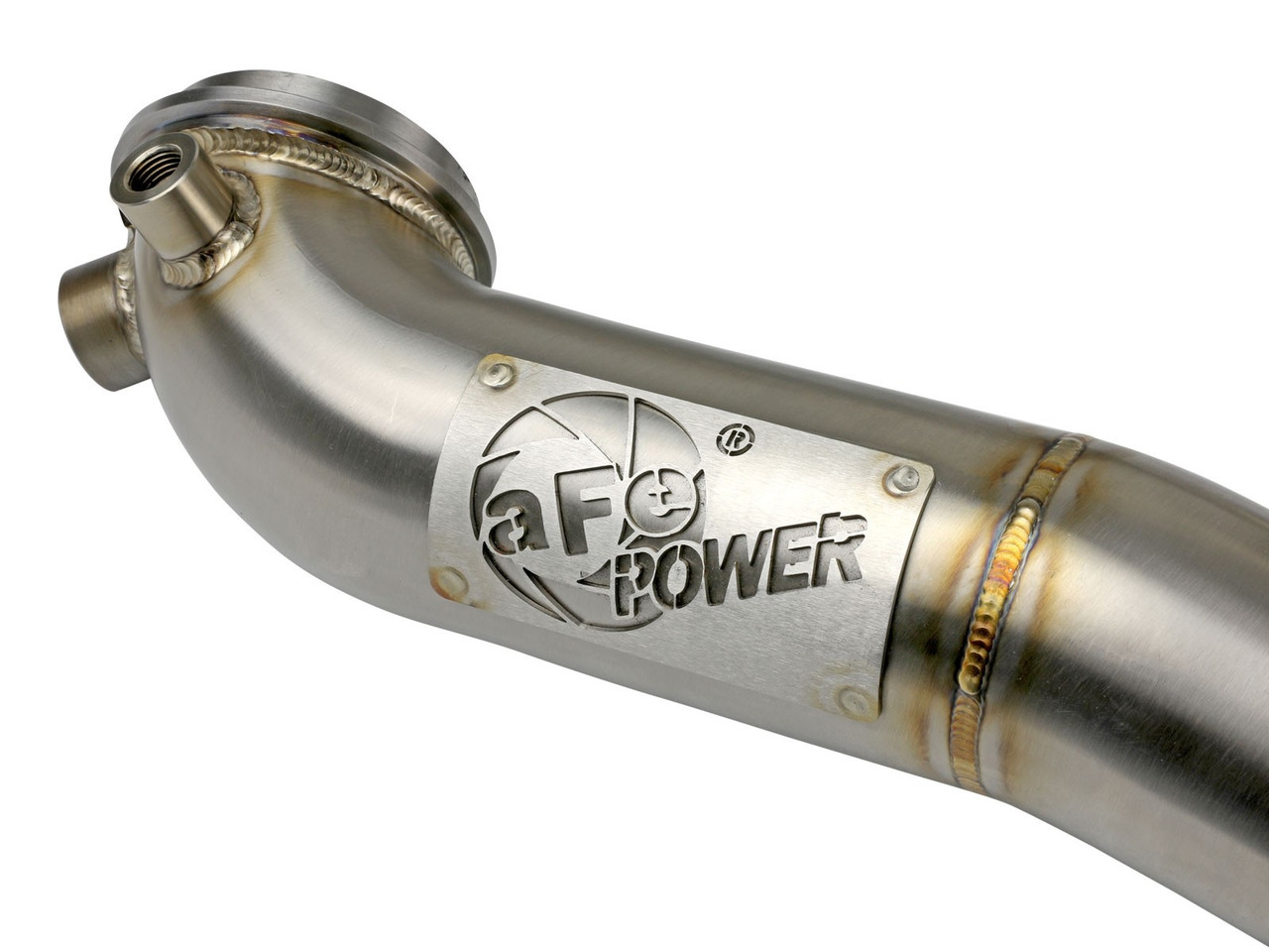 AFE POWER 48-34139 TWISTED STEEL HEADERS, UP-PIPES & DOWN PIPE FOR 11-15 GM 6.6L DURAMAX LML
