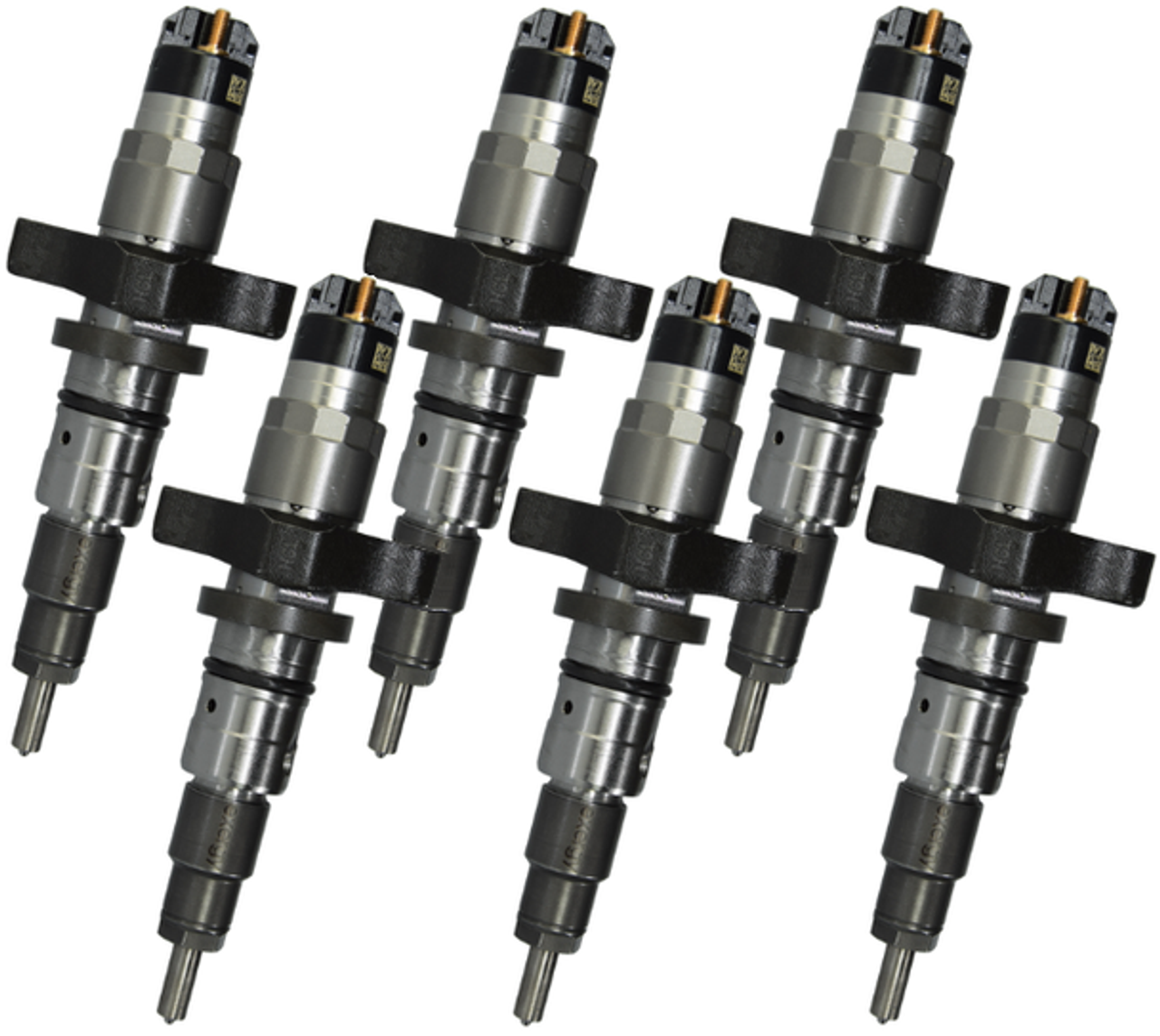 EXERGY E02 20121 NEW 100HP INJECTOR SET (SAC 7 HOLE 143 DEGREE) 2003–2004 CUMMINS 5.9L 24V
