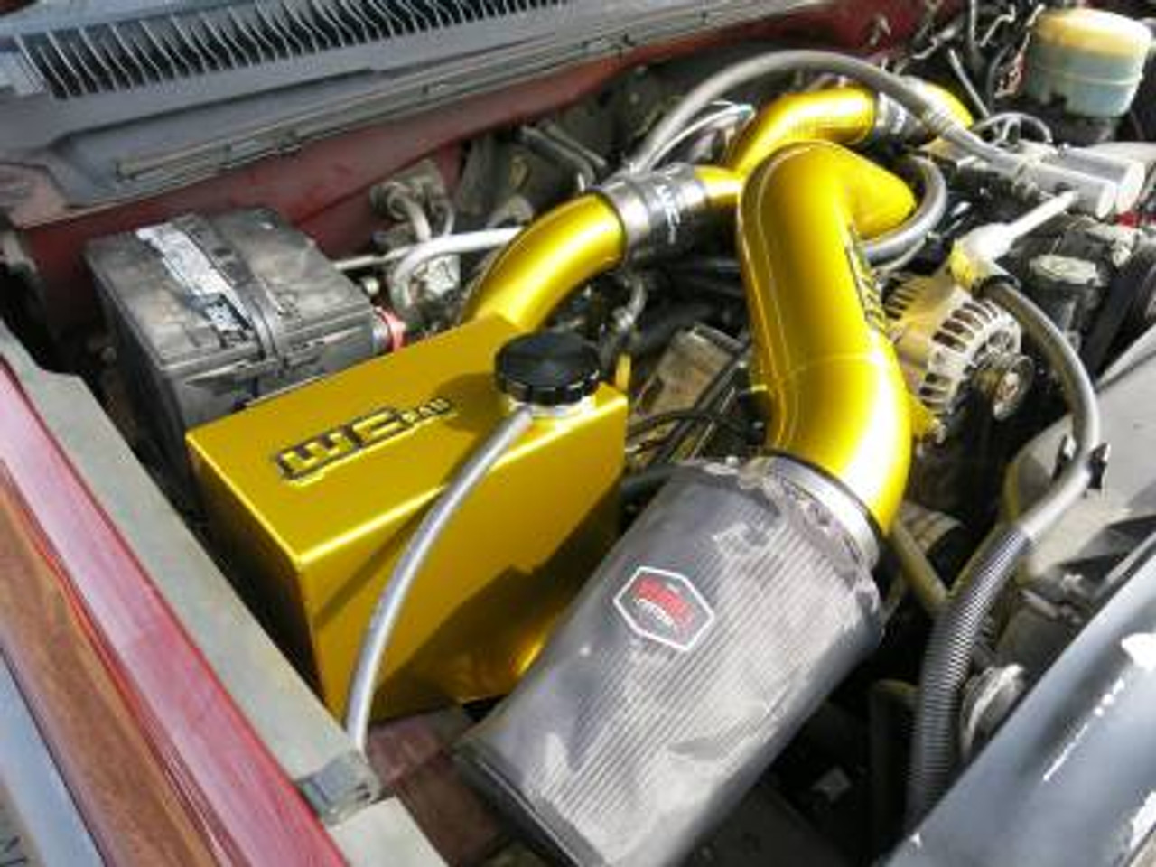 WEHRLI CUSTOM FAB WCF100478 2001-2004 LB7 DURAMAX S300 SINGLE TURBO INSTALL KIT