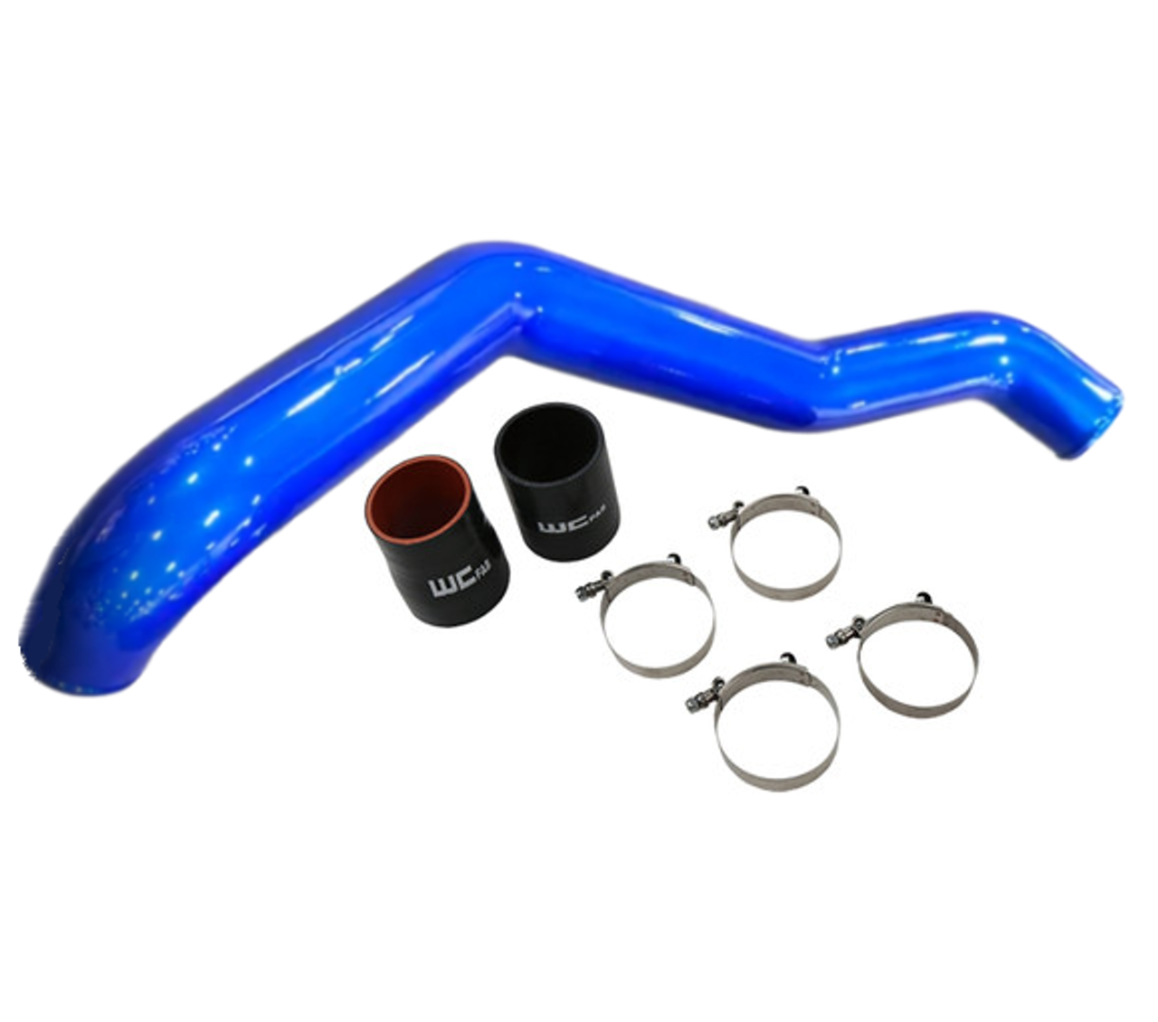 WEHRLI CUSTOM FAB WCF100708 2017-2019 L5P DURAMAX 3" DRIVER (HOT) SIDE INTERCOOLER PIPE KIT