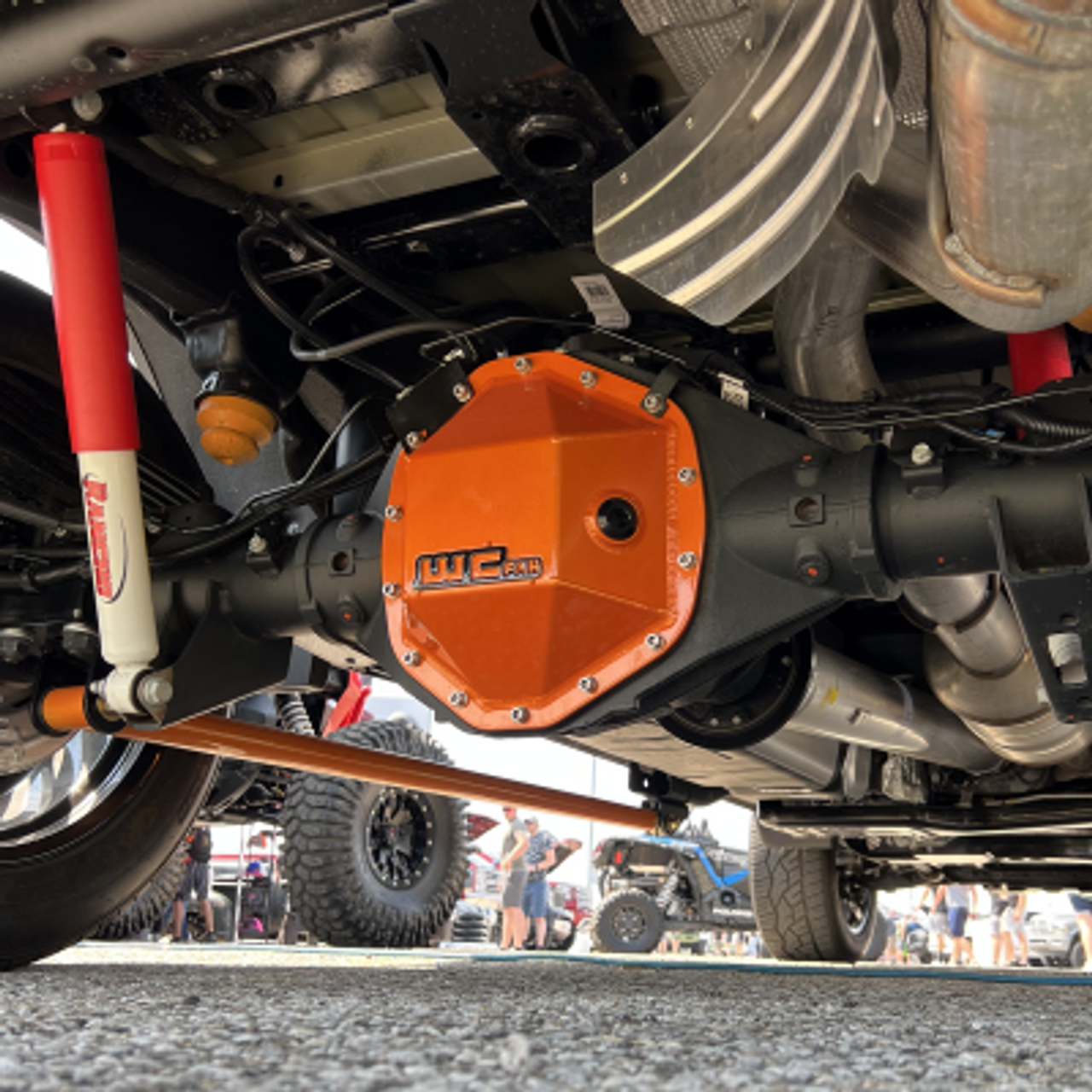 WEHRLI CUSTOM FAB WCF100114 2020-2024 GM 2500/3500HD & 2019-2023 RAM 2500/3500 REAR DIFFERENTIAL COVER
