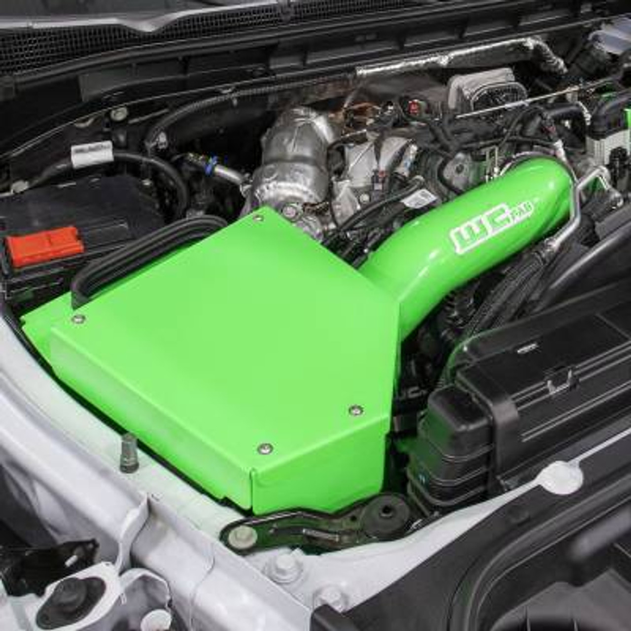 WEHRLI CUSTOM FAB WCF100684 2020-2024 L5P DURAMAX 4" INTAKE KIT WITH AIR BOX STAGE 2