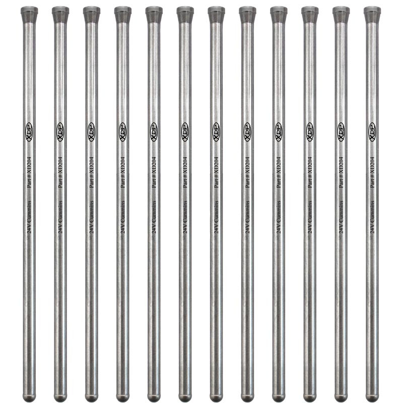 XDP XD204 STREET PERFORMANCE PUSHRODS (3/8 INCH) FOR 98.5-18 DODGE RAM WITH CUMMINS ENGINE