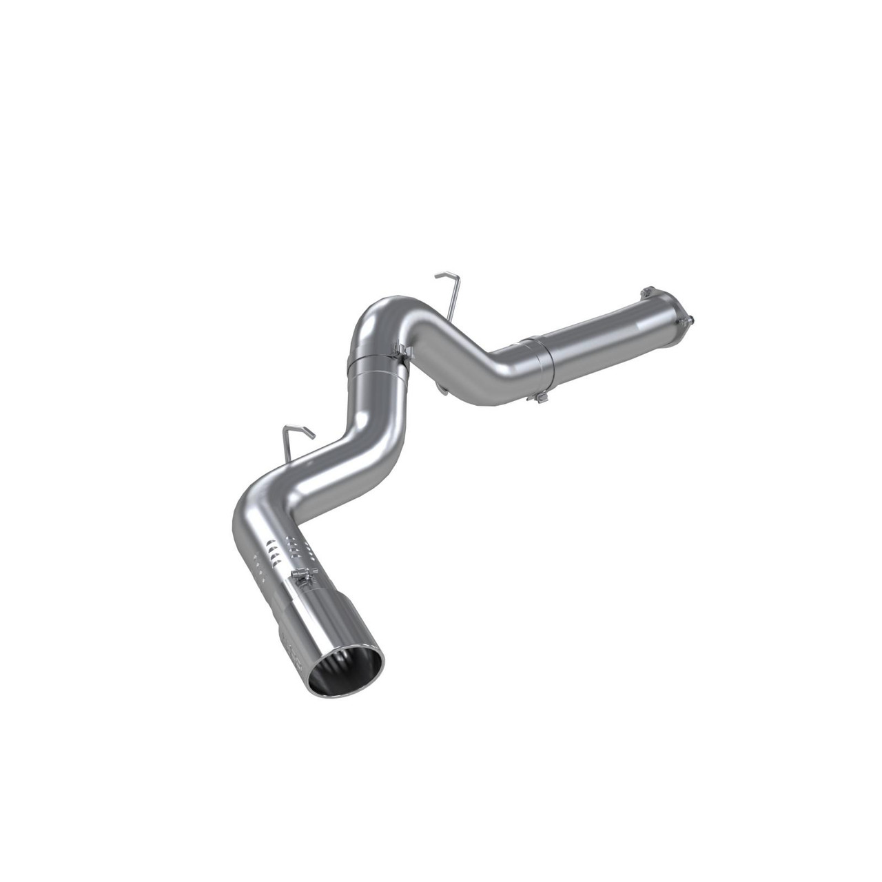 MBRP S60300AL 5" FILTER BACK SINGLE SIDE ALUMINIZED STEEL FOR 2007.5–2010 GM SIERRA/SILVERADO WITH 6.6L DURAMAX LMM (ALL CABS & BEDS)