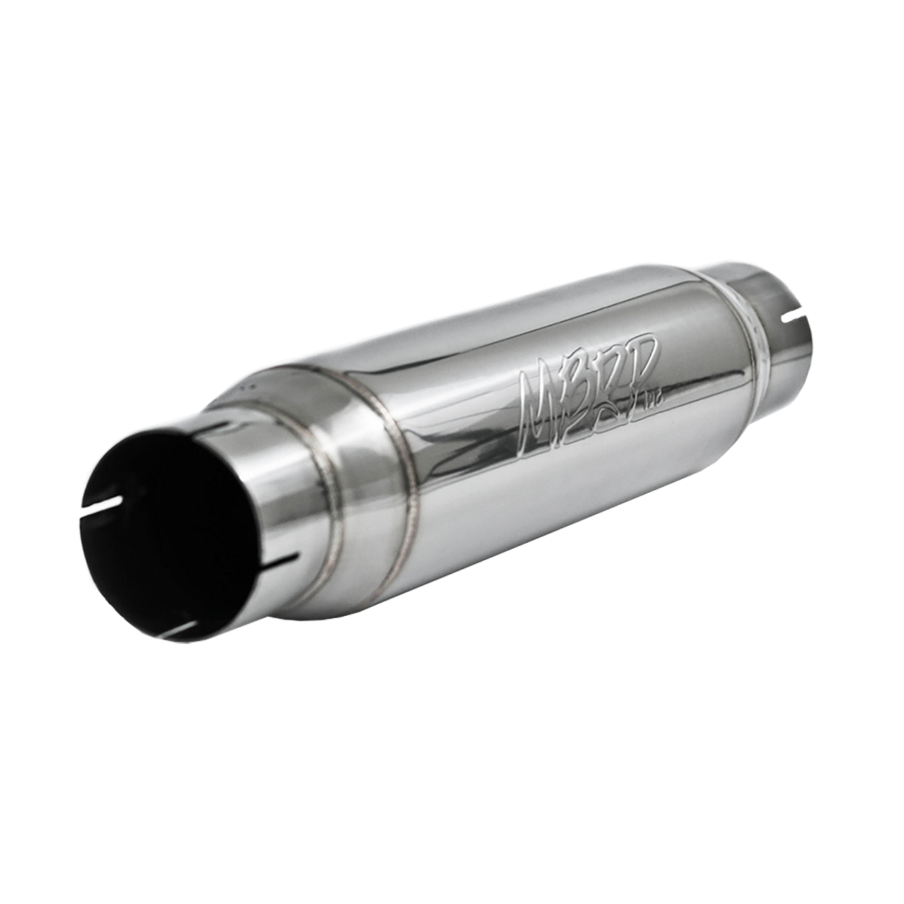 MBRP R1013 EXHAUST RESONATOR 3" INLET/OUTLET 16" BODY 20" OVERALL T304 STAINLESS STEEL