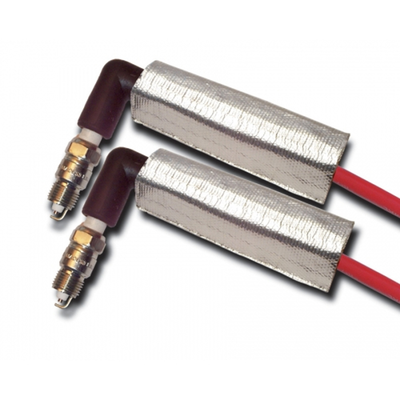 THERMO TEC 14250 SPARK PLUG HEAT SHIELD 6 INCH DUAL LAYER SET OF 4
