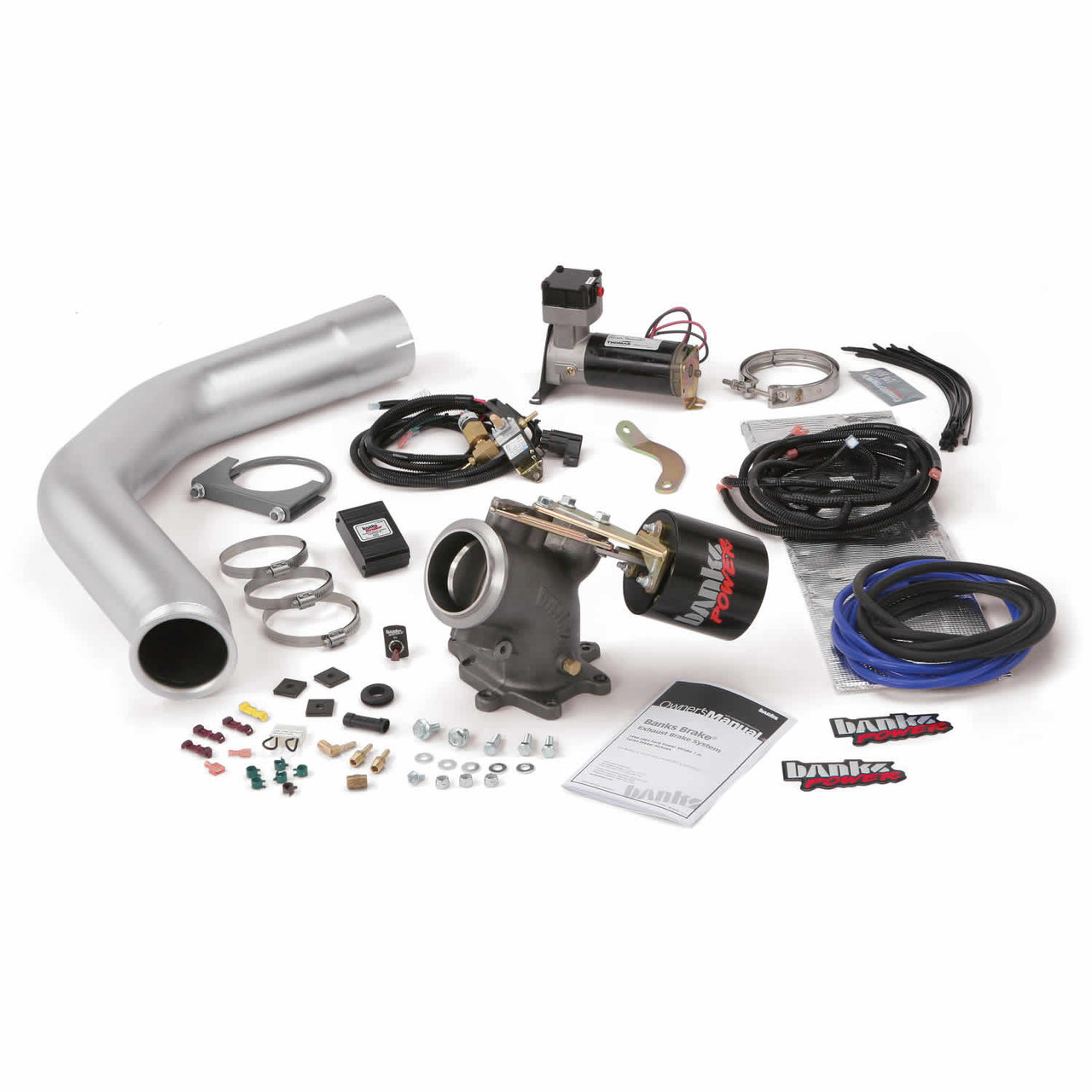 BANKS POWER 55202 EXHAUST BRAKE KIT-BANKS POWER EXHAUST FOR 99-99.5 FORD POWERSTROKE 7.3L
