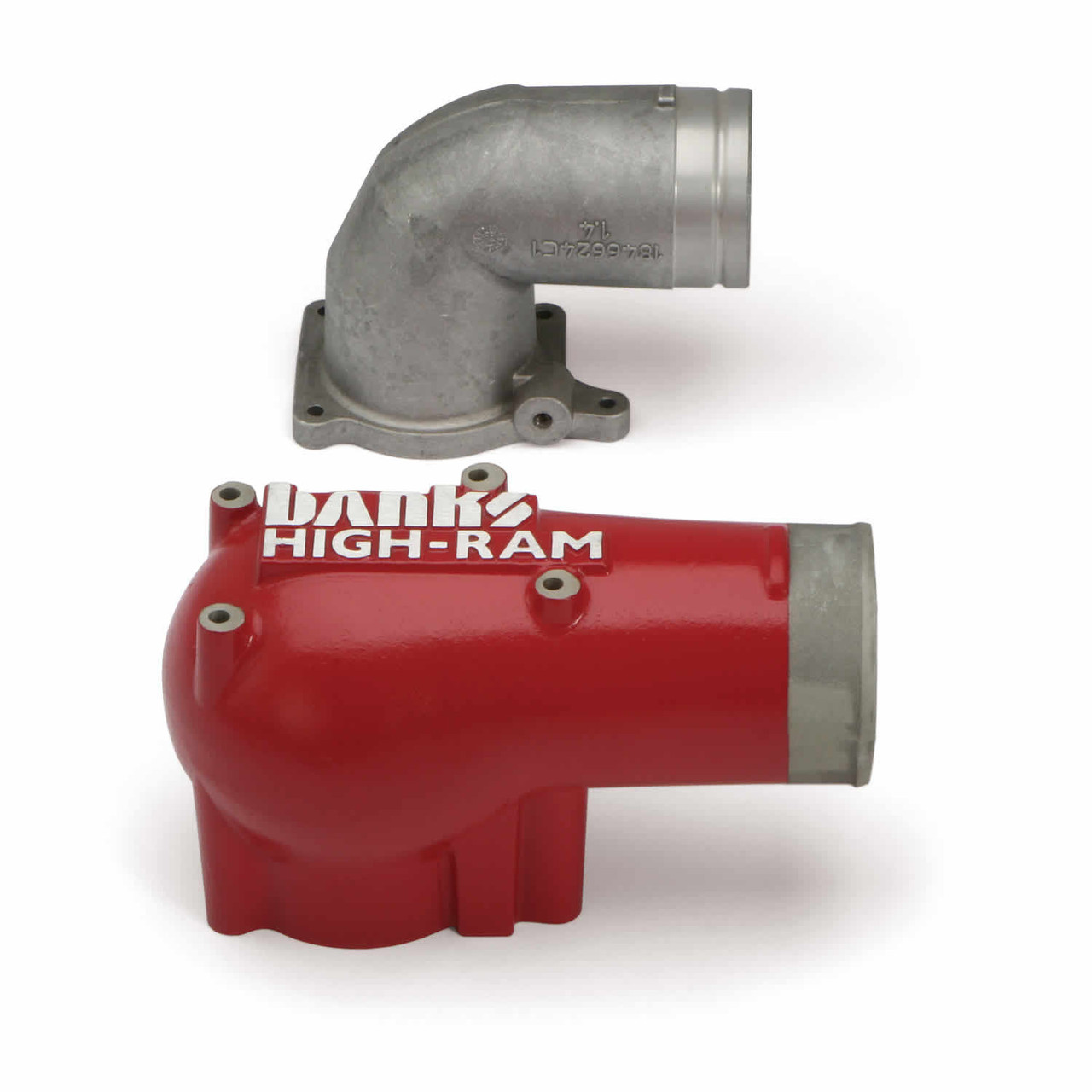BANKS POWER 42751 HIGH-RAM AIR INTAKE ELBOW-STOCK INTERCOOLER FOR 05-07 FORD POWERSTROKE 6.0L
