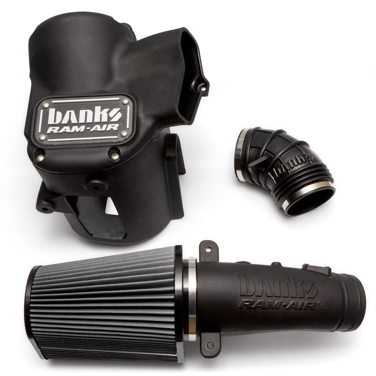 BANKS POWER 41849-D RAM-AIR COLD AIR INTAKE SYSTEM WITH DRY FILTER FOR 20-22 FORD POWERSTROKE 6.7L