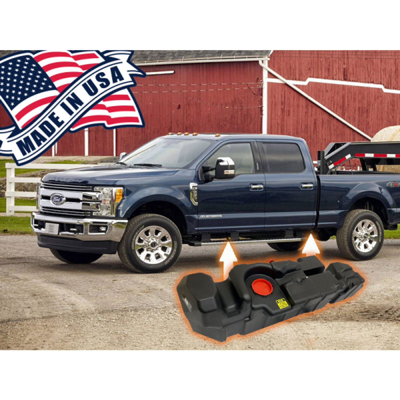 TITAN 7020217 55 GALLON MID-SHIP REPLACEMENT FUEL TANK FOR 2017-2023 FORD F250/F350 SUPERDUTY CCSB WITH POWERSTROKE ENGINE TITAN 7020217 55 GALLON MID-SHIP REPLACEMENT FUEL TANK FOR 2017-2023 FORD F250/F350 SUPERDUTY CCSB WITH POWERSTROKE ENGINE