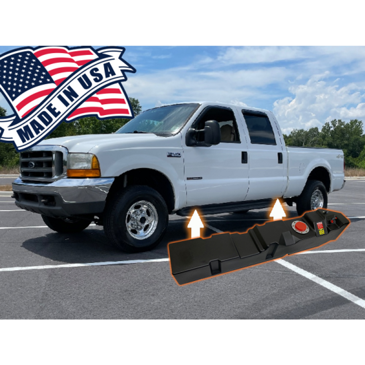 TITAN 7020299 51 GALLON MID-SHIP REPLACEMENT FUEL TANK FOR 1999-2007 FORD F250/F350 SUPERDUTY CCSB WITH POWERSTROKE ENGINE TITAN 7020299 51 GALLON MID-SHIP REPLACEMENT FUEL TANK FOR 1999-2007 FORD F250/F350 SUPERDUTY CCSB WITH POWERSTROKE ENGINE