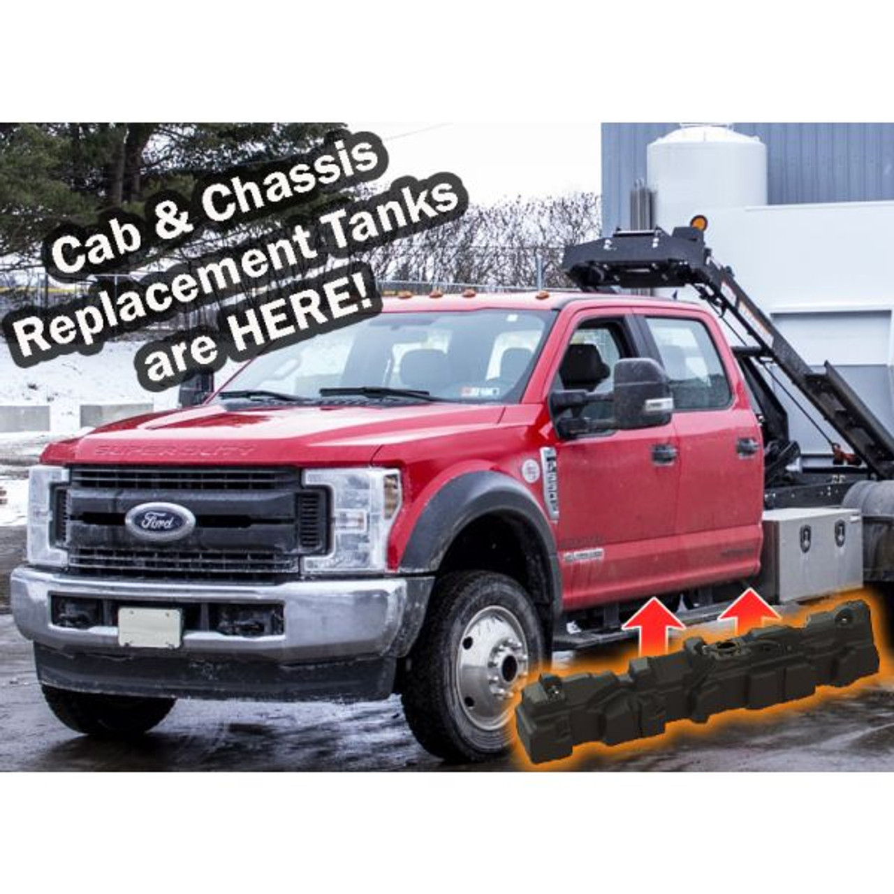 TITAN 7020617 54 GALLON MID-SHIP REPLACEMENT FUEL TANK FOR 2017-2022 FORD F350/F450/F550 SUPERDUTY CAB & CHASSIS WITH POWERSTROKE ENGINE TITAN 7020617 54 GALLON MID-SHIP REPLACEMENT FUEL TANK FOR 2017-2022 FORD F350/F450/F550 SUPERDUTY CAB & CHASSIS WITH POWERSTROKE ENGINE