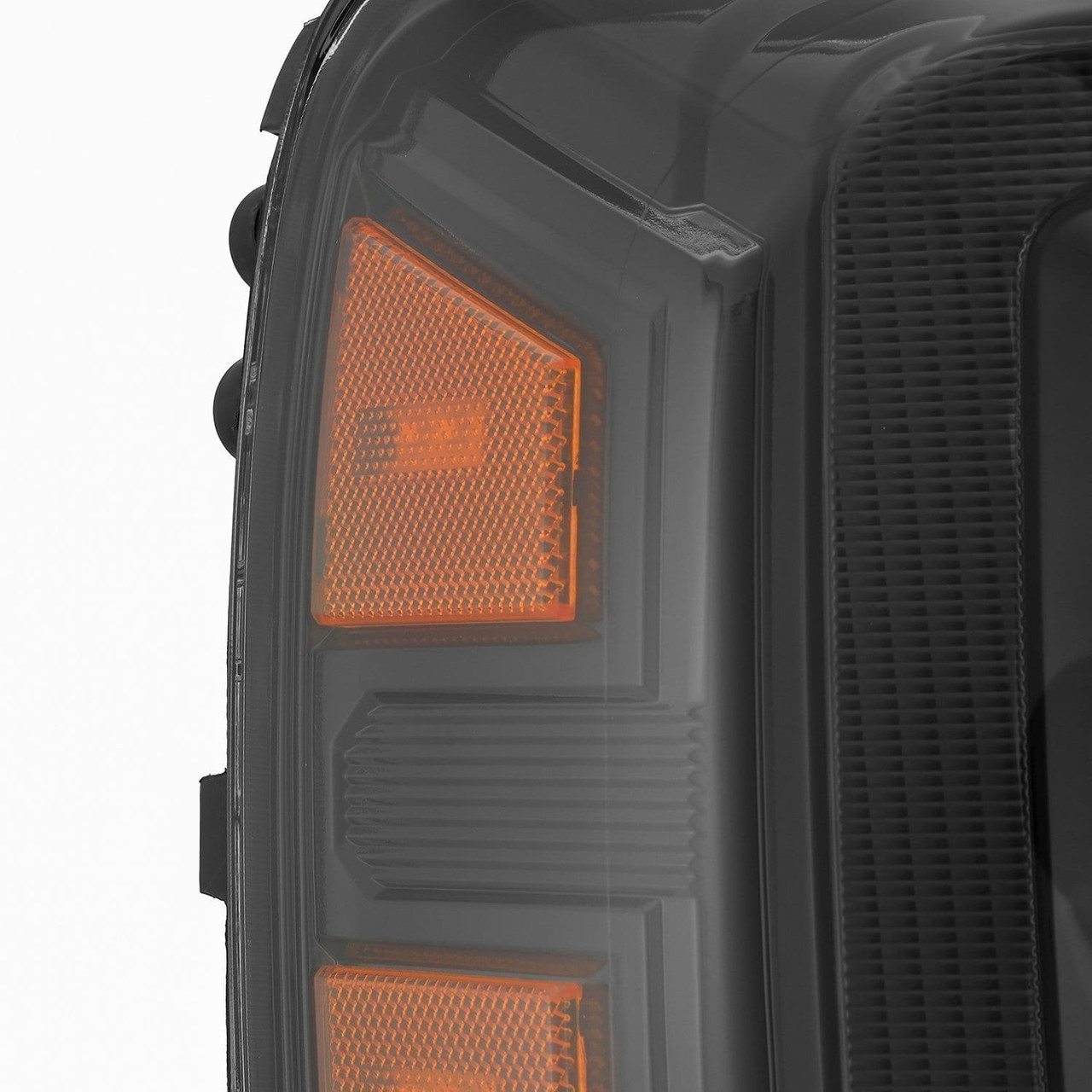 ALPHAREX 880616 14-18 GMC SIERRA NOVA LED PROJ HEADLIGHTS PLNK STYLE ALPHA BLK W/ACTIV LIGHT/SEQ SIGNAL/DRL