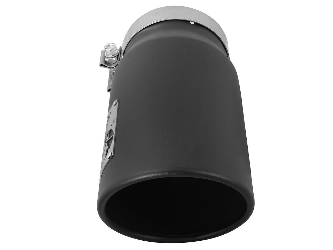 AFE 49T50601-B12 MACH FORCE-XP 5" 409 STAINLESS STEEL EXHAUST TIP 5"" X 6" OUT X 12" L BOLT-ON