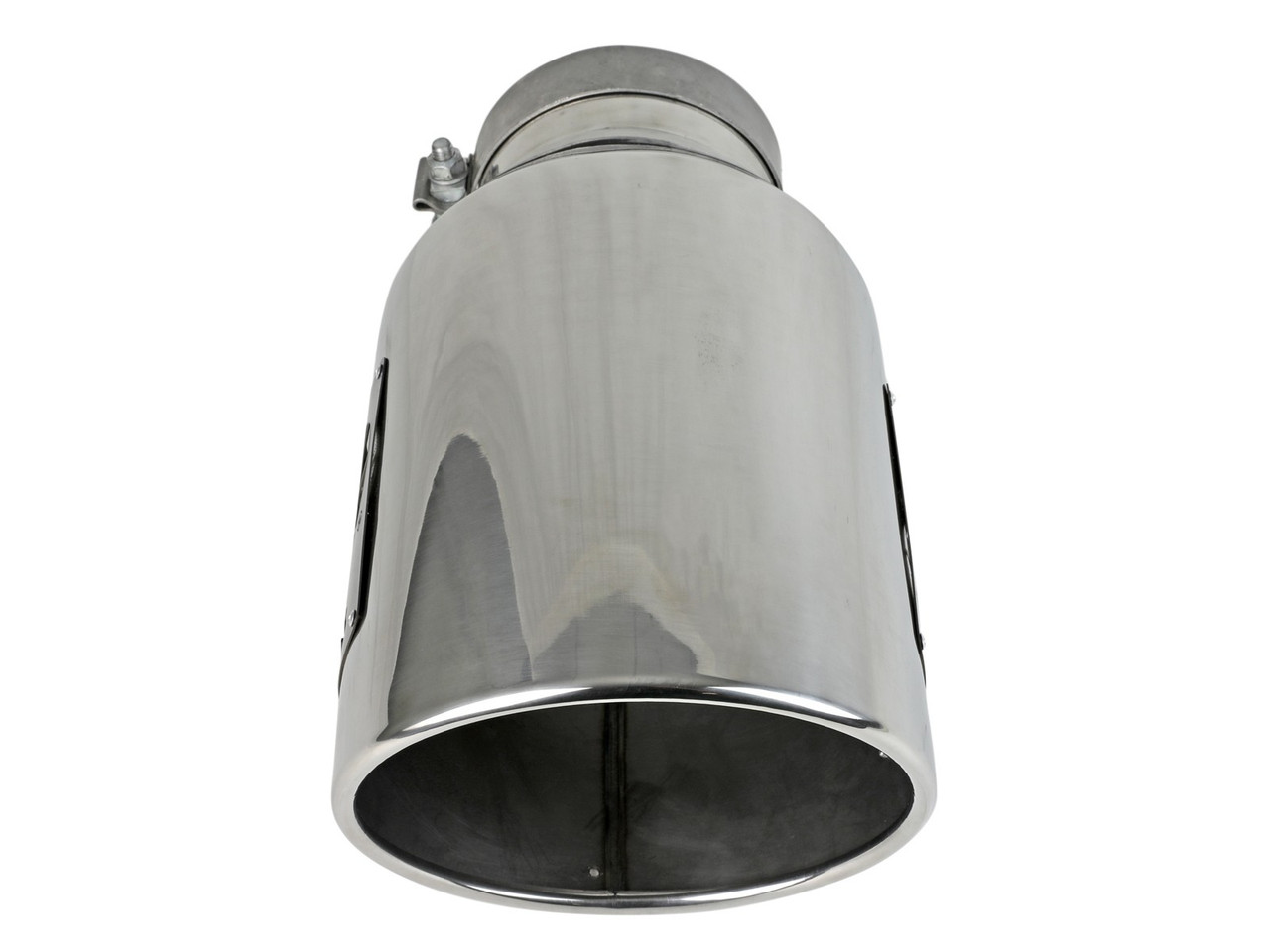 AFE 49T50801-P15 MACH FORCE-XP 5" 304 STAINLESS STEEL EXHAUST TIP 	 5"" X 8" OUT X 15" L BOLT-ON