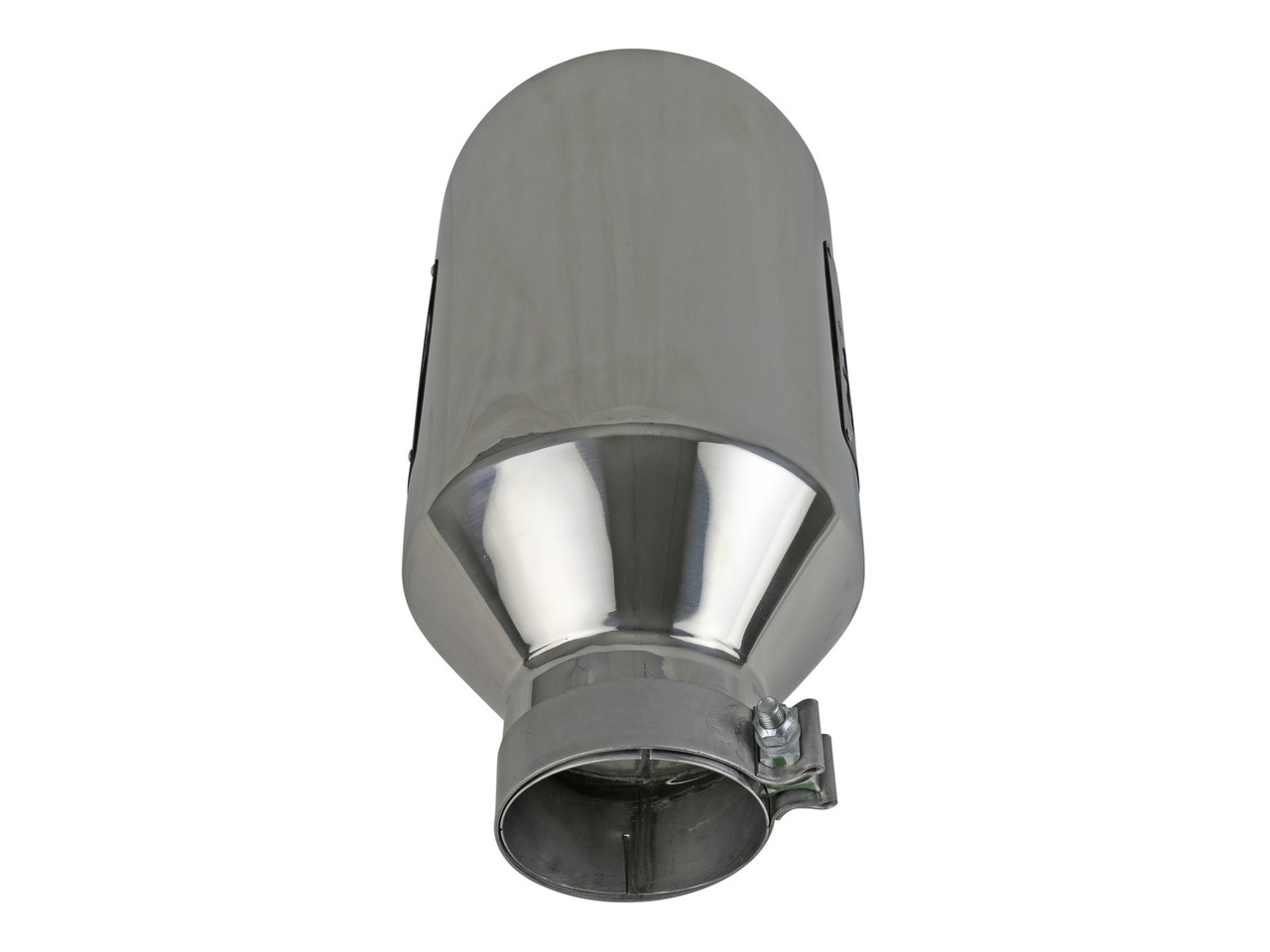 AFE 49T40801-P15 MACH FORCE-XP 4" 304 STAINLESS STEEL EXHAUST TIP 4"" X 8" OUT X 15" L BOLT-ON