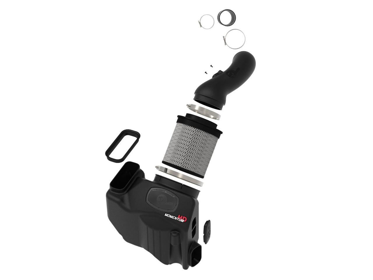 AFE 50-70056D MOMENTUM HD COLD AIR INTAKE SYSTEM W/PRO DRY S FILTER FOR 20-23 GM DURAMAX 6.6L AFE 50-70056D MOMENTUM HD COLD AIR INTAKE SYSTEM W/PRO DRY S FILTER FOR 20-23 GM DURAMAX 6.6L