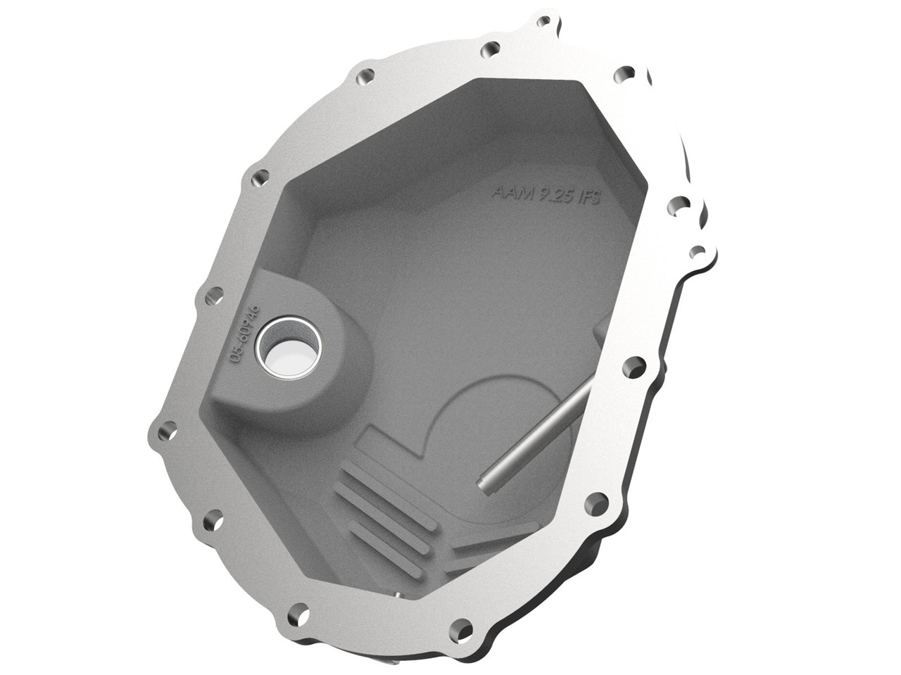 AFE 46-71050B PRO SERIES FRONT DIFFERENTIAL COVER BLACK W/MACHINED FOR 11-20 6.6L DURAMAX (AAM 9.25)