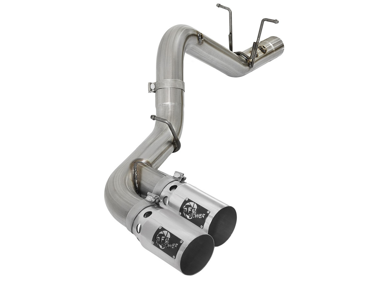 AFE 49-44089-P REBEL XD SERIES 4" 409 STAINLESS STEEL DPF-BACK EXHAUST SYSTEM FOR 17-19 GM DURAMAX 6.6L AFE 49-44089-P REBEL XD SERIES 4" 409 STAINLESS STEEL DPF-BACK EXHAUST SYSTEM FOR 17-19 GM DURAMAX 6.6L