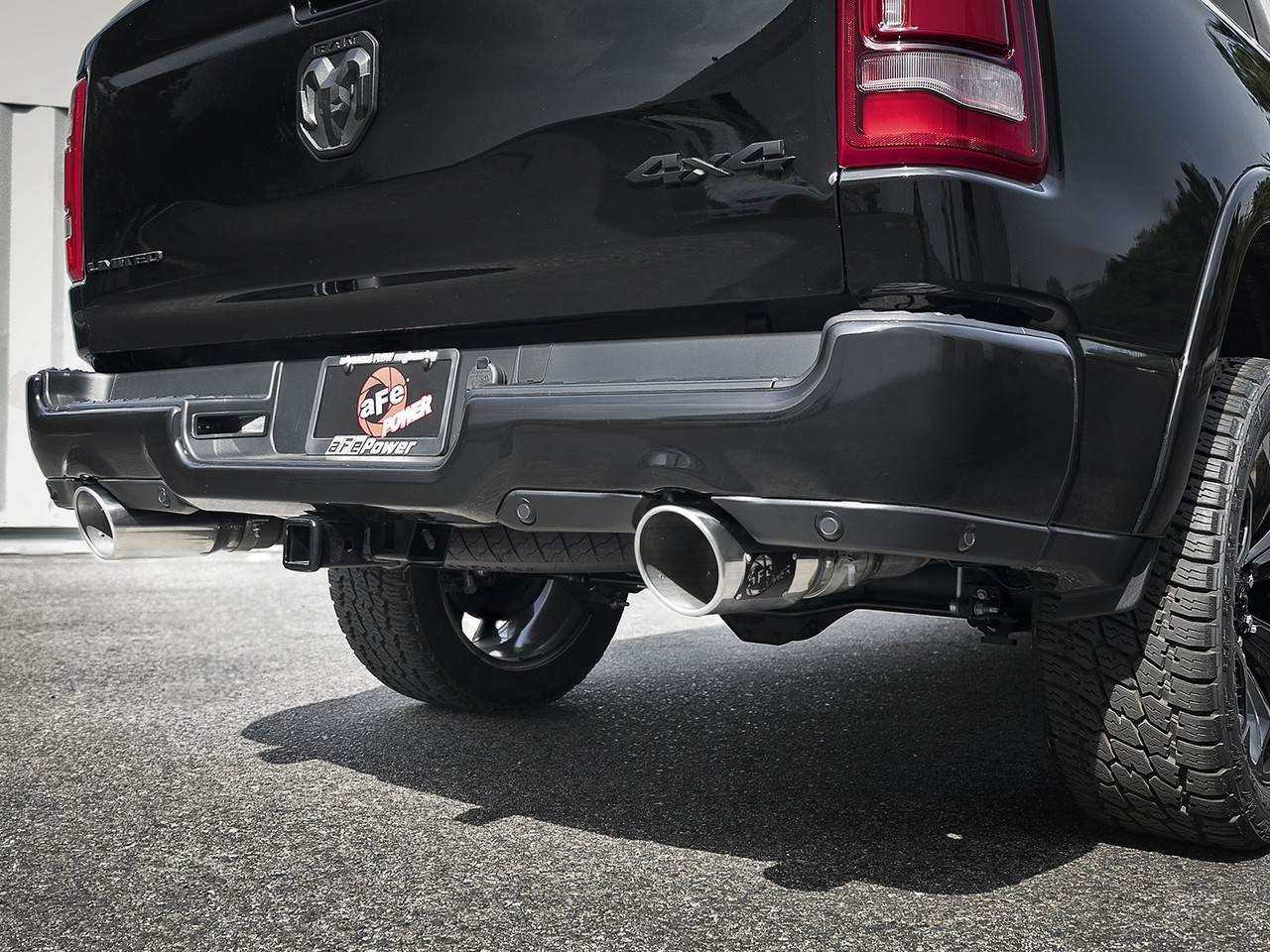 AFE 49-42080-P LARGE BORE-HD 3" DPF-BACK STAINLESS STEEL EXHAUST SYSTEM W/ POLISHED TIP RAM 1500 ECODIESEL 20-22 V6-3.0L