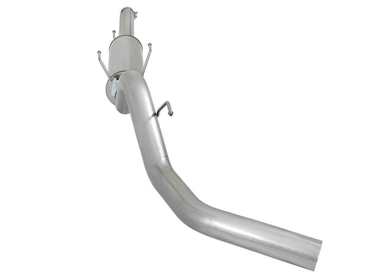AFE49-12005 LARGE BORE-HD 4" 409 STAINLESS STEEL CAT-BACK EXHAUST SYSTEM FOR 03-04 CUMMINS 5.9L