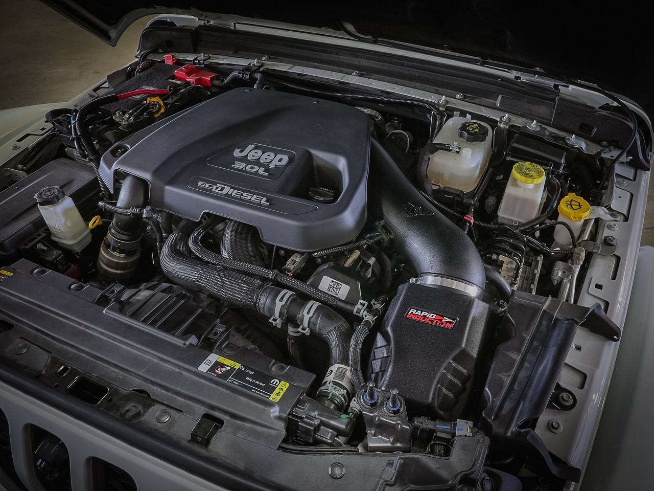 AFE 52-10005R RAPID INDUCTION COLD AIR INTAKE SYSTEM W/PRO 5R FILTER FOR 20-23 JEEP 3.0L ECODIESEL