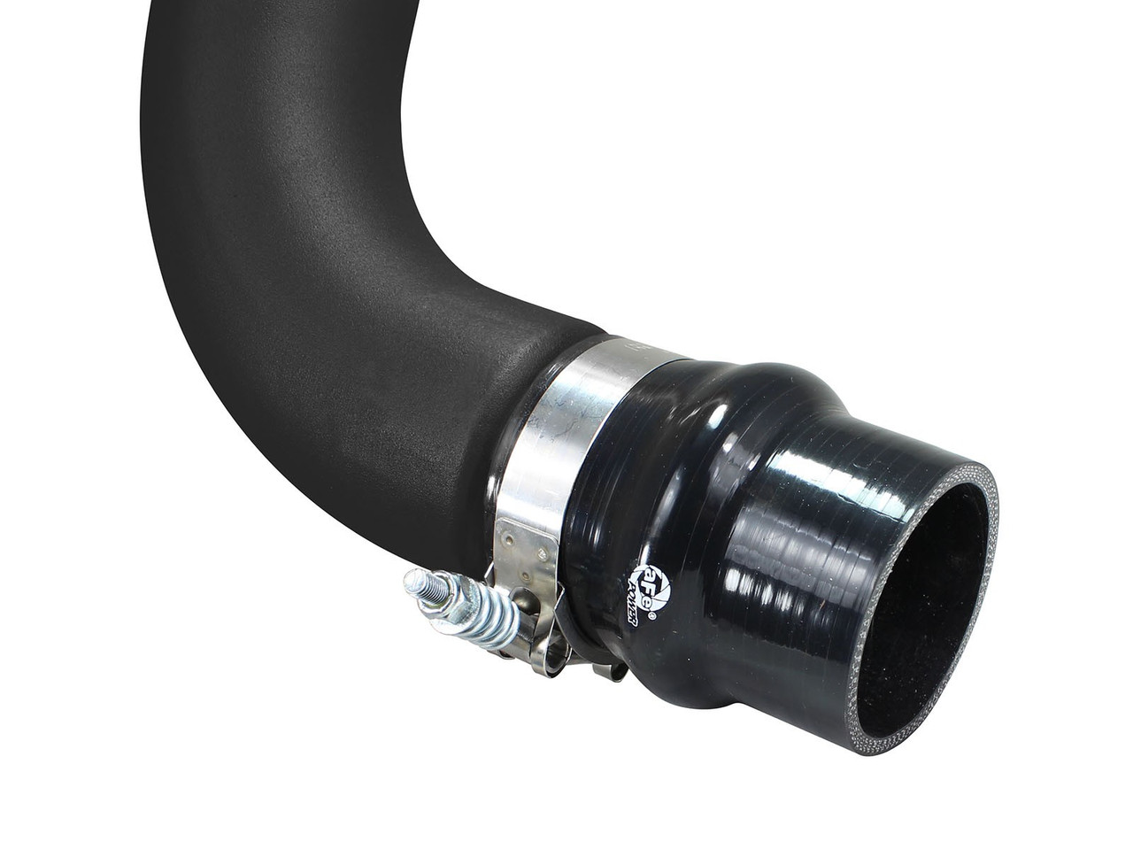 AFE 46-20045 BLADERUNNER 3" ALUMINUM CHARGE PIPE KIT BLACK FOR 02-04 GM 6.6L DURAMAX