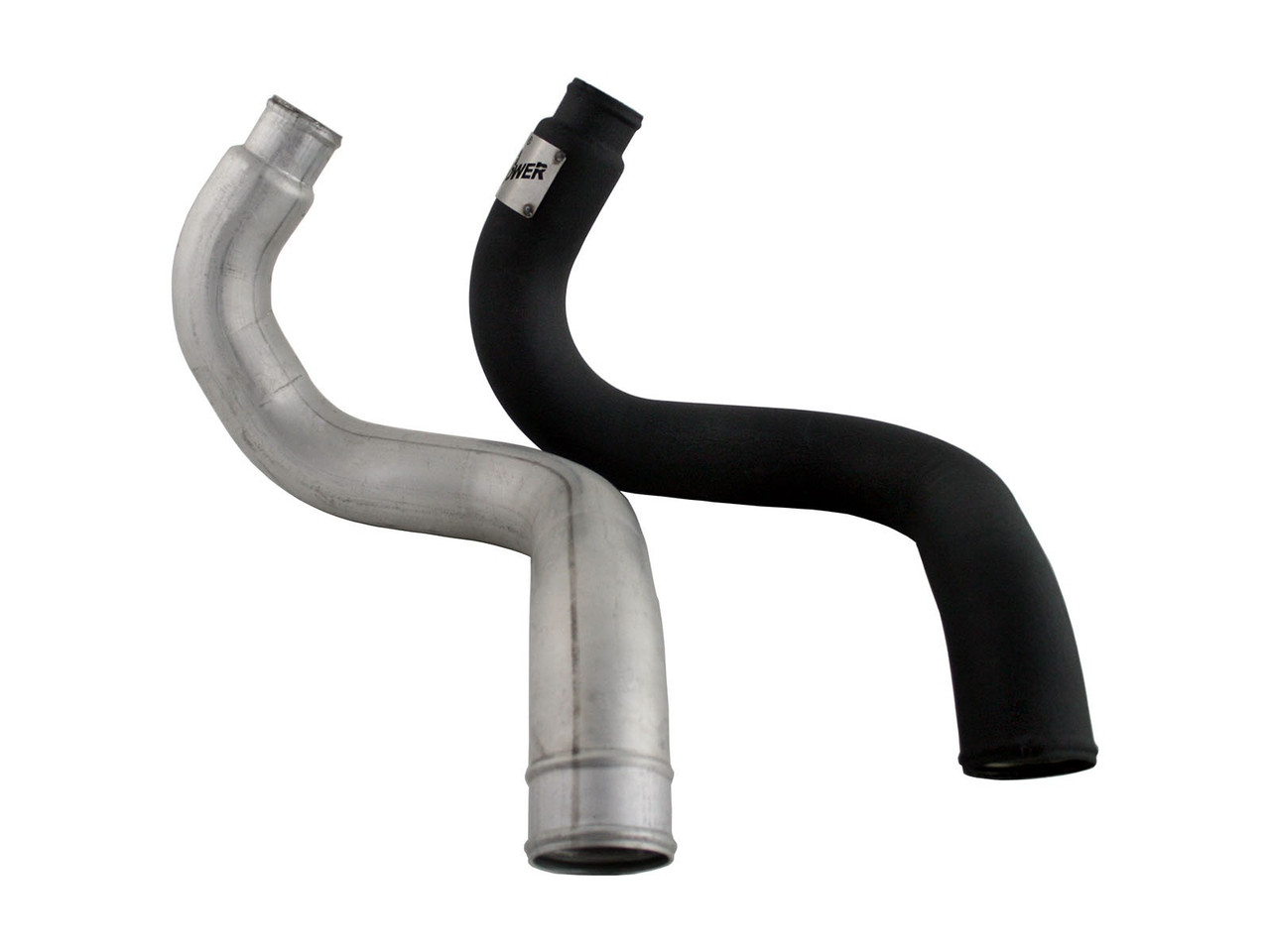 AFE 46-20045 BLADERUNNER 3" ALUMINUM CHARGE PIPE KIT BLACK FOR 02-04 GM 6.6L DURAMAX