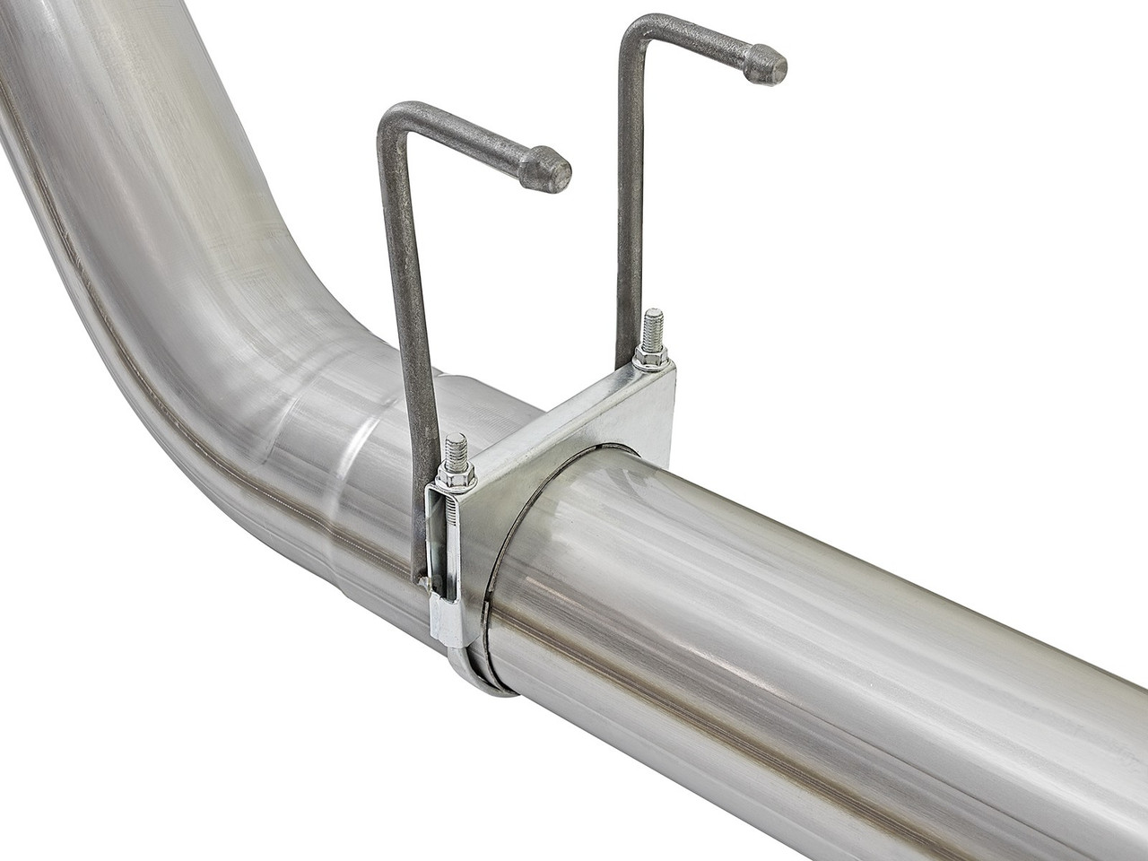AFE 49-03090-B ATLAS 5" ALUMINIZED STEEL DPF-BACK EXHAUST SYSTEM FOR 17-23 FORD 6.7L POWERSTROKE