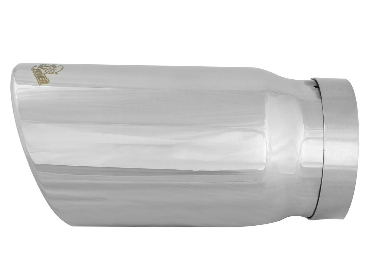 AFE 49T50604-P12 MACH FORCE-XP 5" 304 STAINLESS STEEL EXHAUST TIP 5"" X 6" OUT X 12" L BOLT-ON