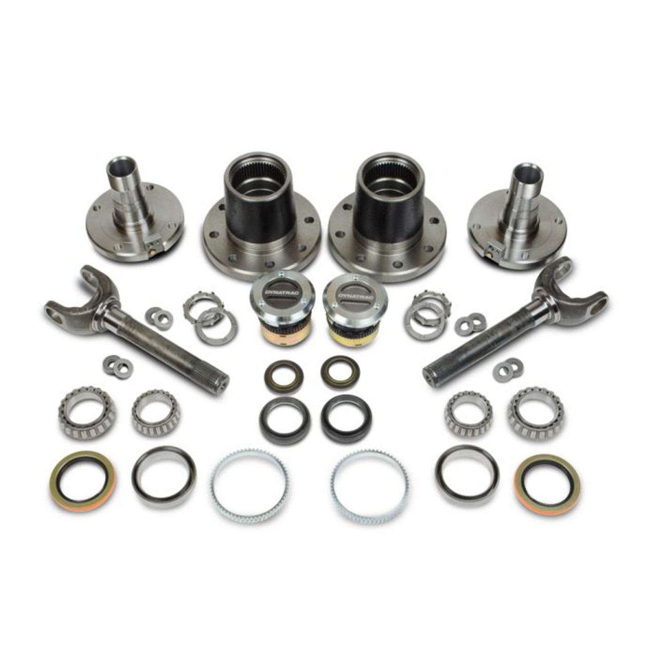 DYNATRAC FO60-3X1104-H FREE SPIN HUB CONVERSION KIT 1999-2004 FORD F-250/350 4X4 FINE STUDS 14MM X 1.5 DYNALOC LOCKING HUBS