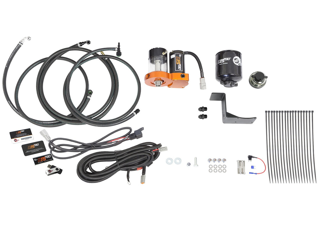 AFE 42-13021 DFS780 FUEL SYSTEM - FULL-TIME OPERATION FOR 03-07 FORD POWERSTROKE 6.0L