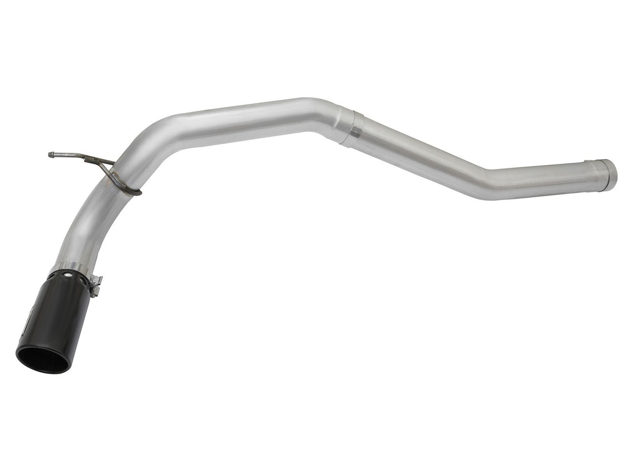 AFE49-46113-B LARGE BORE-HD 4" DPF-BACK STAINLESS STEEL EXHAUST SYSTEM W/ BLACK TIP FOR 16-19 NISSAN TITAN XD V8-5.0L