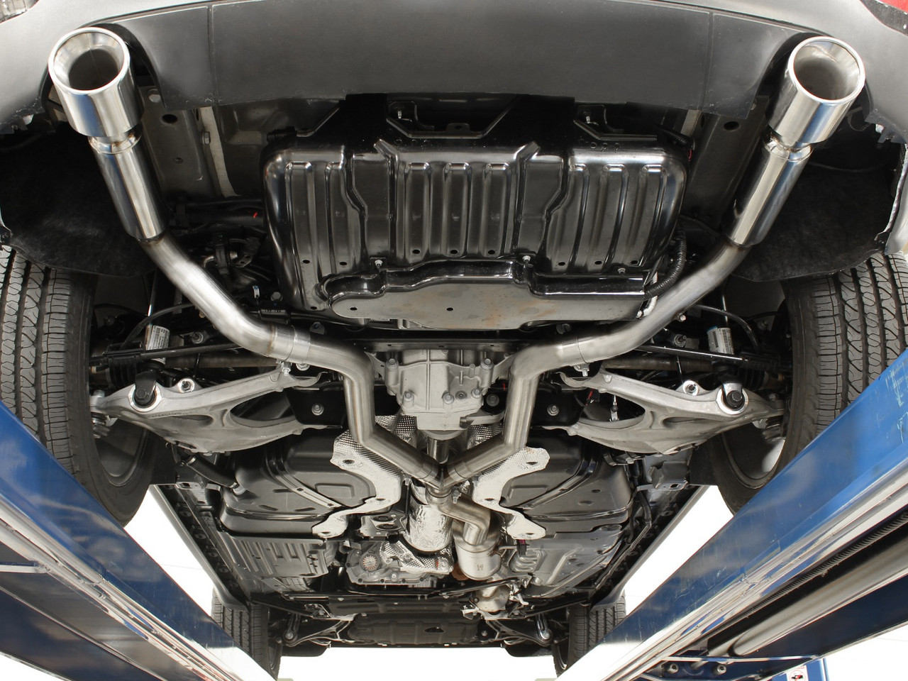 AFE 49-46234 LARGE BORE-HD 2-1/2" 409 STAINLESS STEEL DPF-BACK EXHAUST SYSTEM FOR 14-16 JEEP 3.0L ECODIESEL