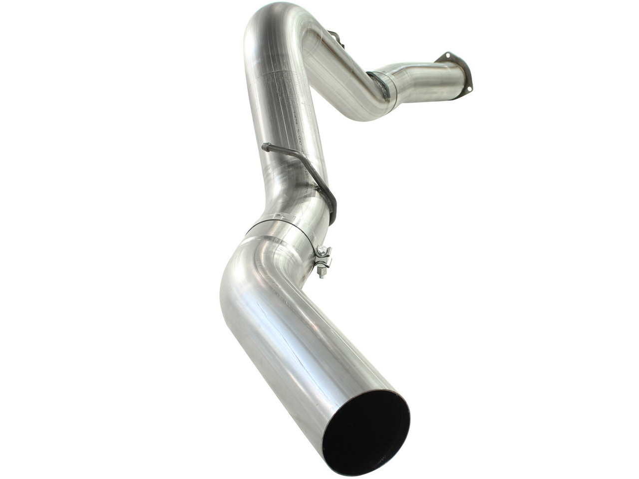 AFE 49-44040 LARGE BORE-HD 5" 409 STAINLESS STEEL DPF-BACK EXHAUST SYSTEM NO TIPS FOR 07.5-10 GM DURAMAX 6.6L