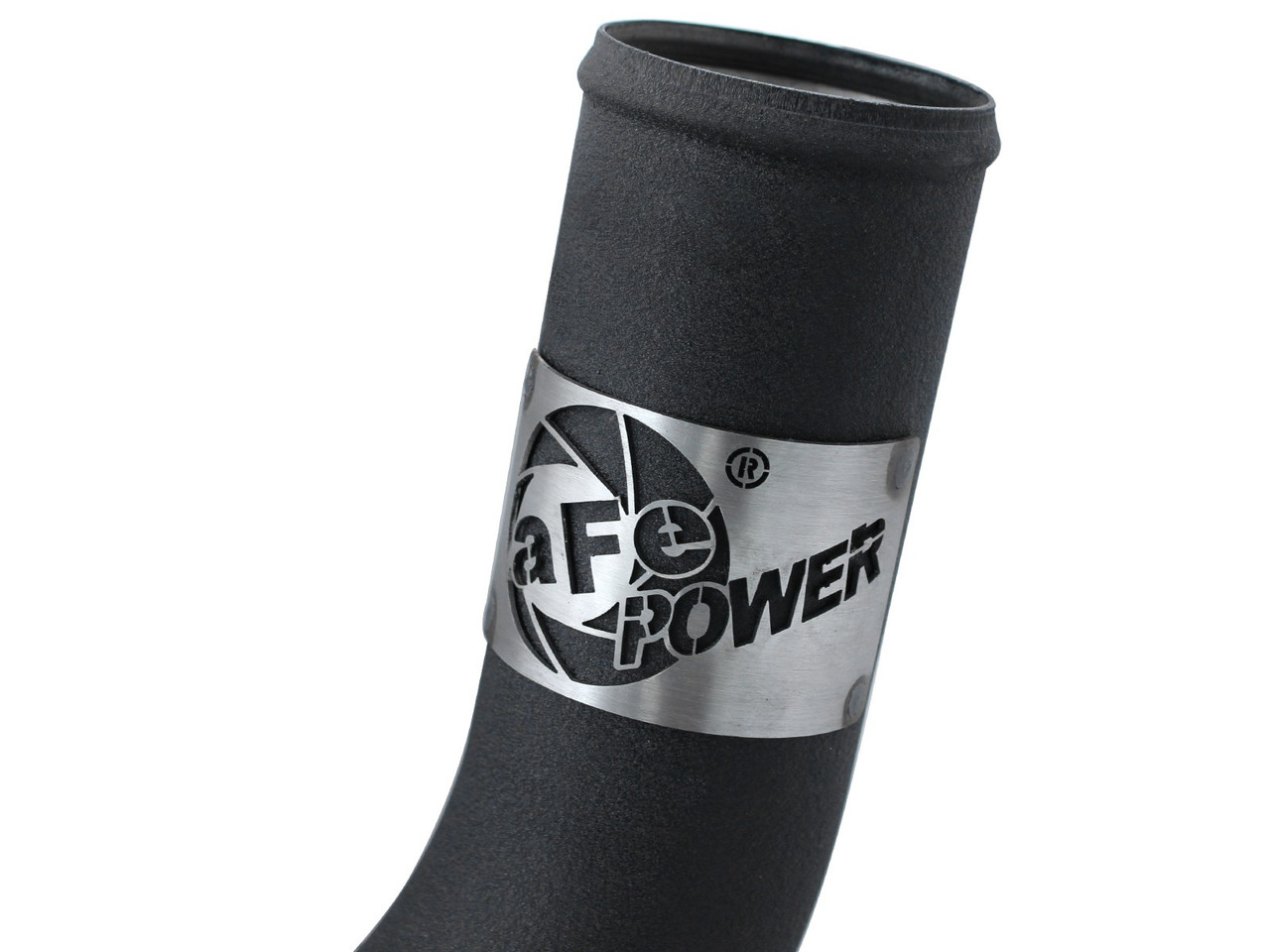 AFE 46-20019 BLADERUNNER 3" ALUMINUM COLD CHARGE PIPE BLACK FOR 03-07 CUMMINS 5.9L