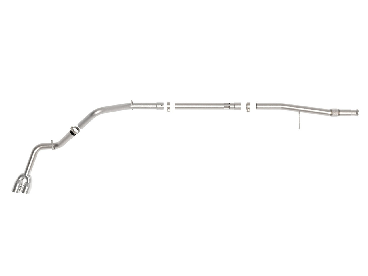 AFE 49-34129-P REBEL XD SERIES 3" 304 STAINLESS STEEL DPF-BACK EXHAUST W/ DUAL POLISHED TIP FOR 20-22 GM 3.0L L6