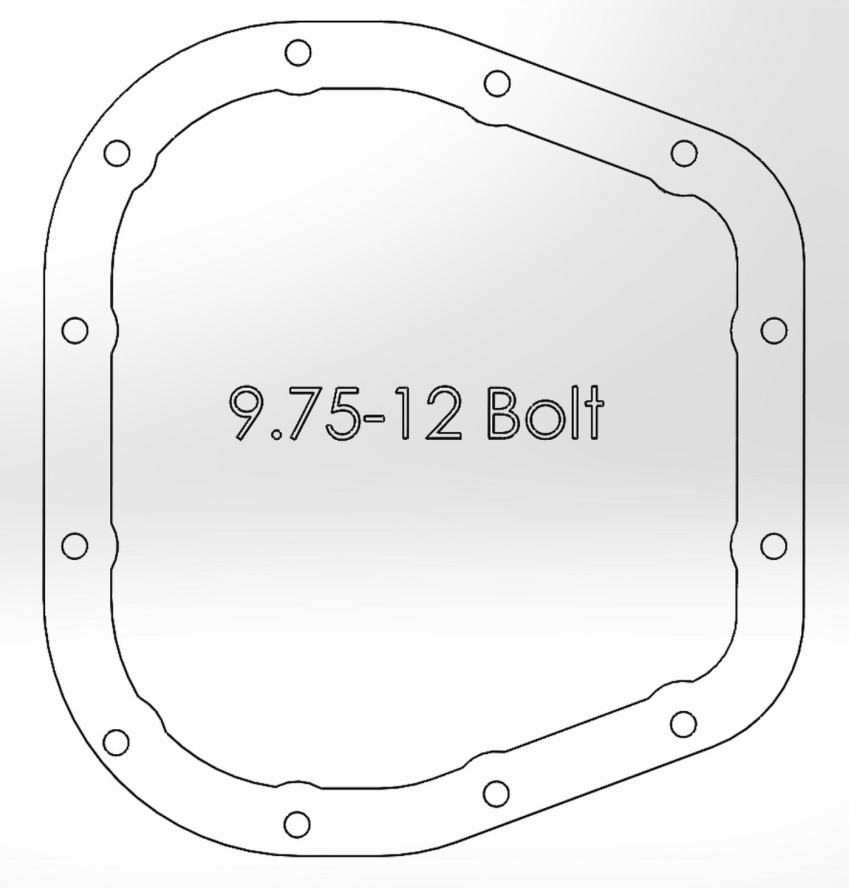 AFE 46-70152 PRO SERIES REAR 9.75-12 DIFFERENTIAL COVER BLACK W/ MACHINED FORD F-150 97-21