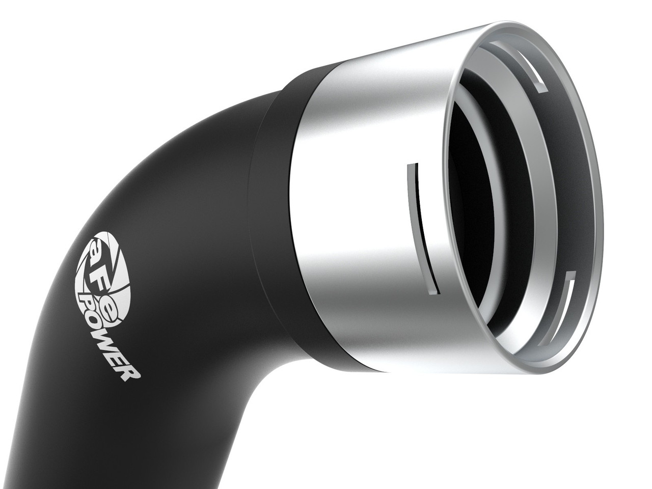 AFE 46-20434-B BLADERUNNER 3" ALUMINUM CHARGE PIPE KIT BLACK FOR 20-23 JEEP 3.0L ECODIESEL