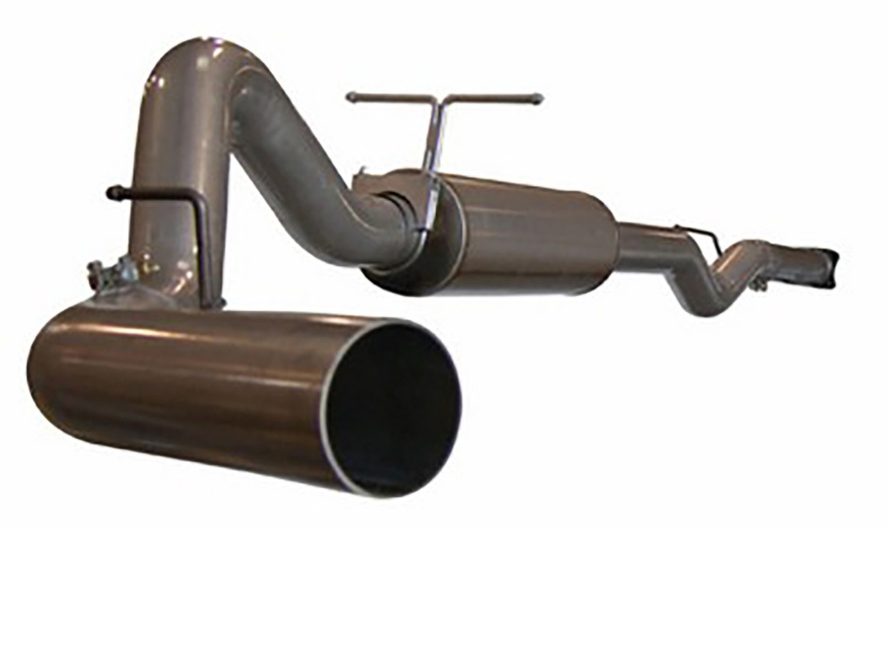 AFE 49-14002 LARGE BORE-HD 4" 409 STAINLESS STEEL CAT-BACK EXHAUST SYSTEM FOR 06-07 GM 6.6L DURAMAX