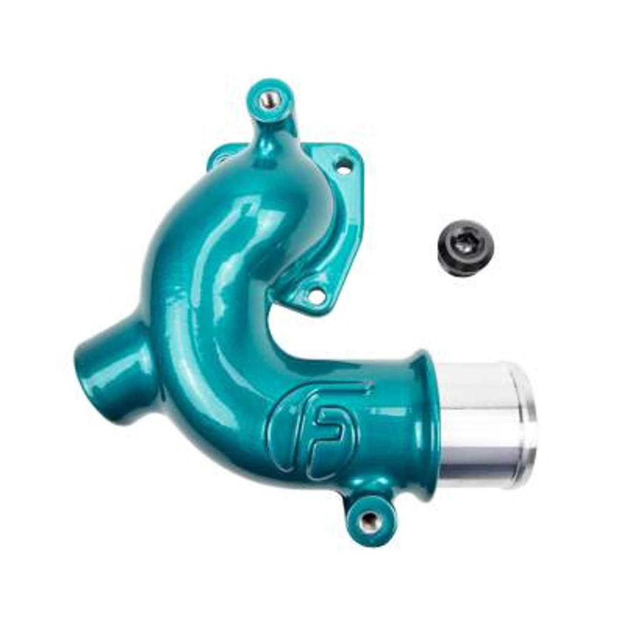 WEHRLI CUSTOM FAB WCF100157 1998.5-2018 5.9L & 6.7L CUMMINS WCFAB X FLEECE THERMOSTAT HOUSING