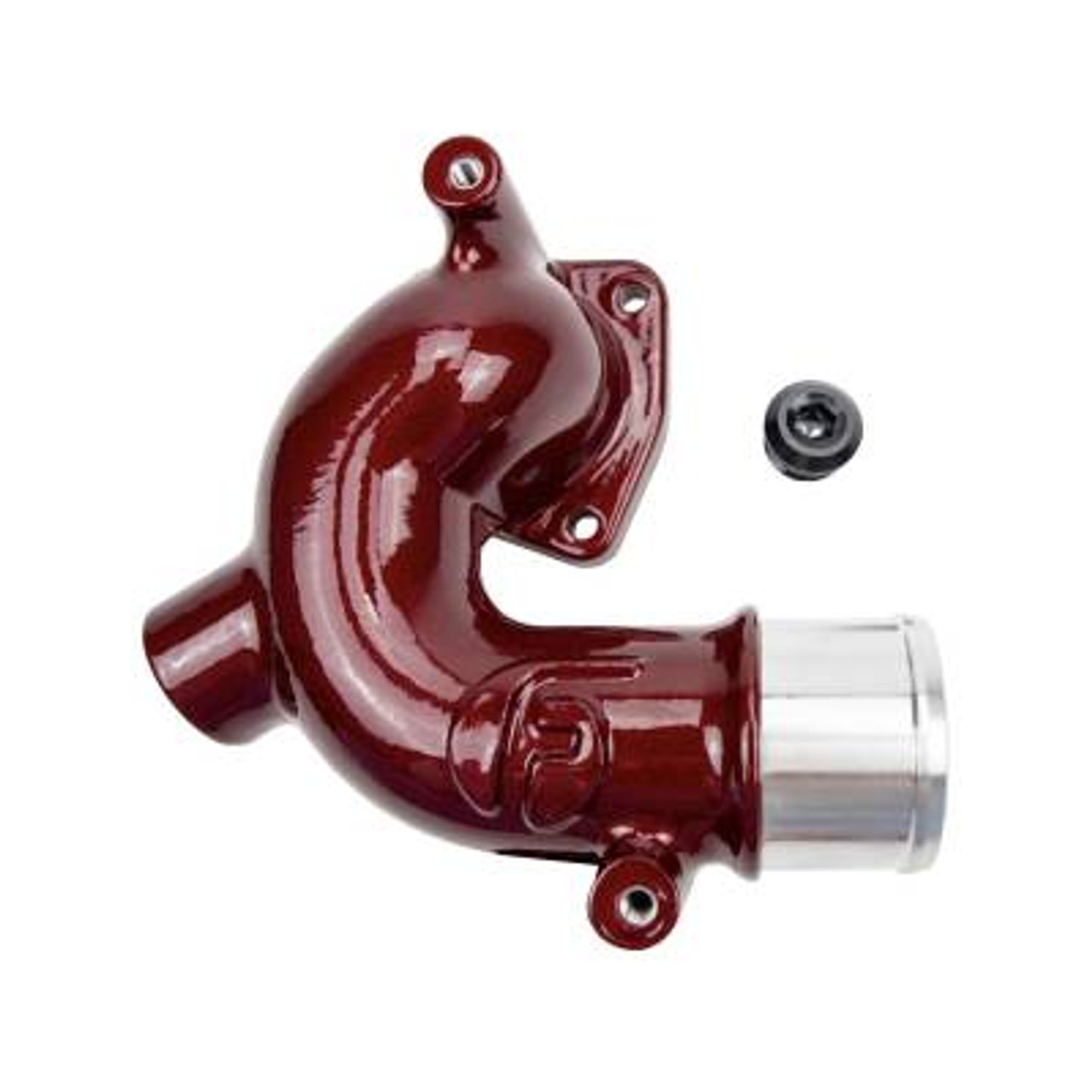 WEHRLI CUSTOM FAB WCF100157 1998.5-2018 5.9L & 6.7L CUMMINS WCFAB X FLEECE THERMOSTAT HOUSING